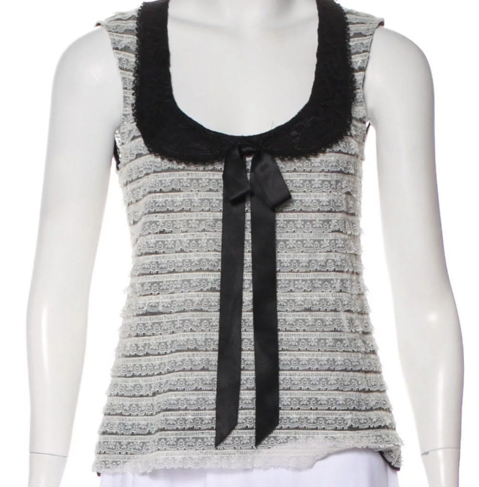 Nanette Lepore Corset inspired top NWOT